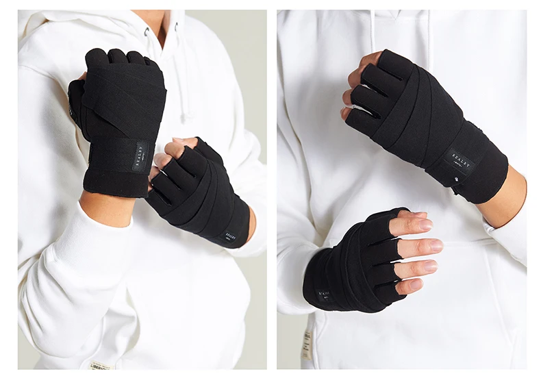 2024 Tactical Techwear Fingerless Gloves Men Sport Fitness Boxing Cycling Wrist Band Gloves Guantes Mujer