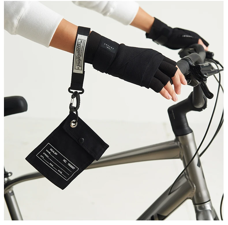 2024 Tactical Techwear Fingerless Gloves Men Sport Fitness Boxing Cycling Wrist Band Gloves Guantes Mujer