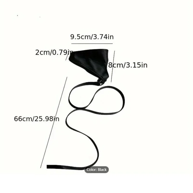Women Sexy Black Half-Finger Gothic Punk Style Strap Leather Gloves Fingerless Hip-Hop Cosplay Stage Perfermence Accessories