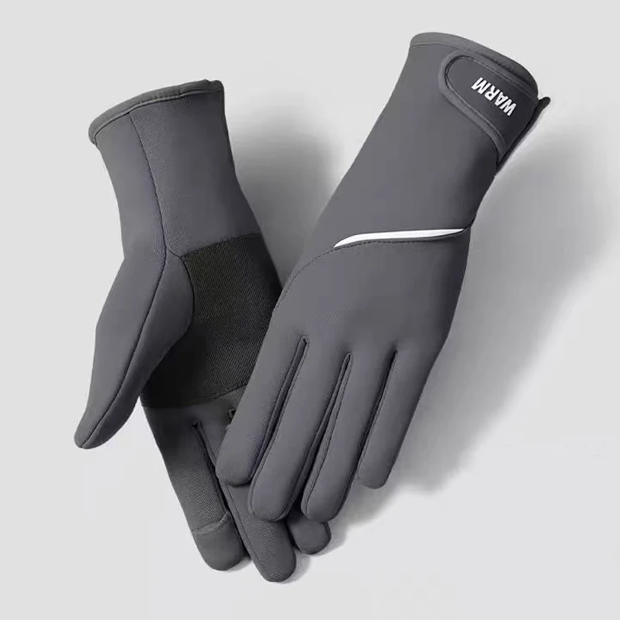 Winter Women's Thermal Gloves Touchscreen Compatible Fleece Lined Full Finger Waterproof Hand Warmer Mitten for Bike Cycling