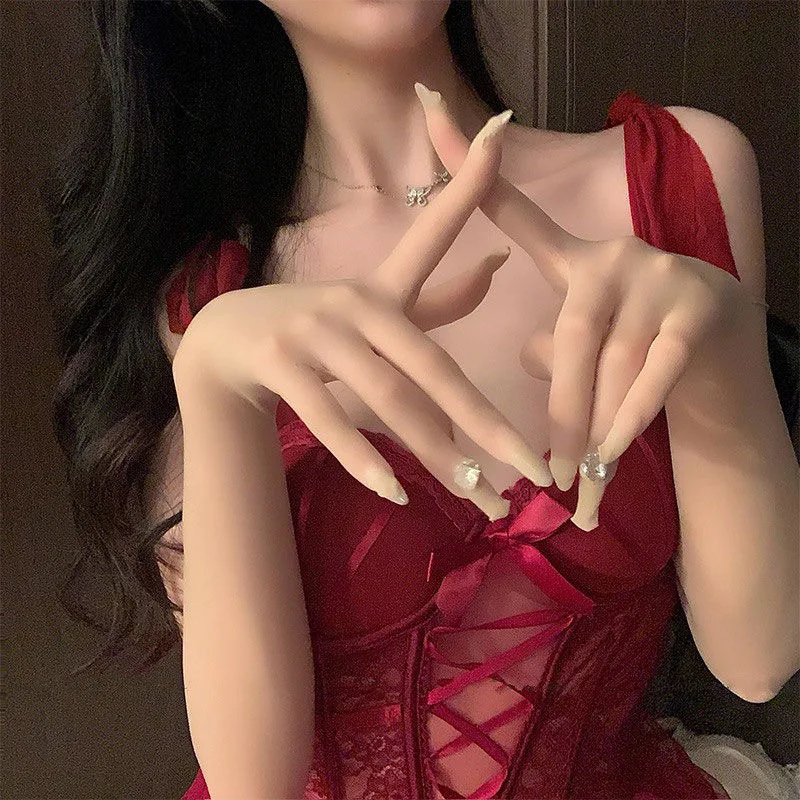 Women Sexy Lace Thin Transparent High Elasticity Long Gloves Nightclub Cosplay Man Solid Seamless Tight Stocking Gloves Sunscree