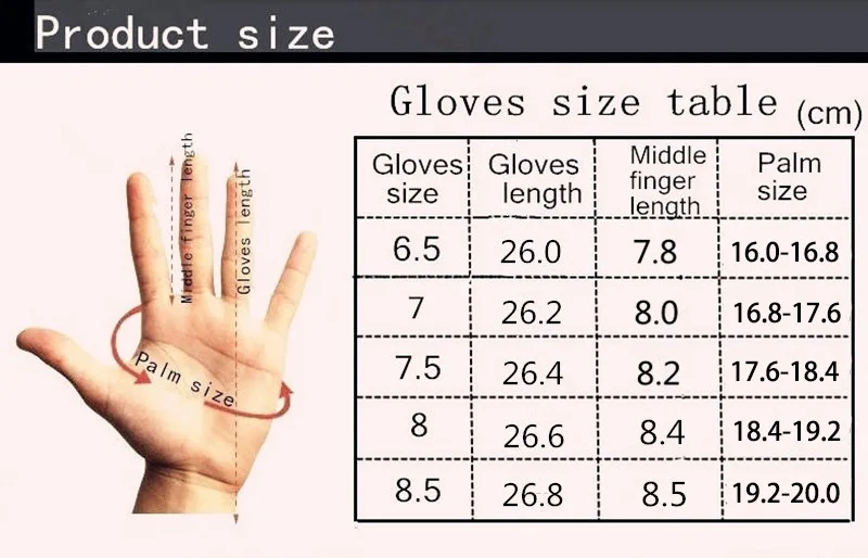 Women's Sheepskin Leather Gloves With Velvet Lining For Warmth in Autumn and Winter Outdoor Anti Cold Motorcycle Driving Gloves