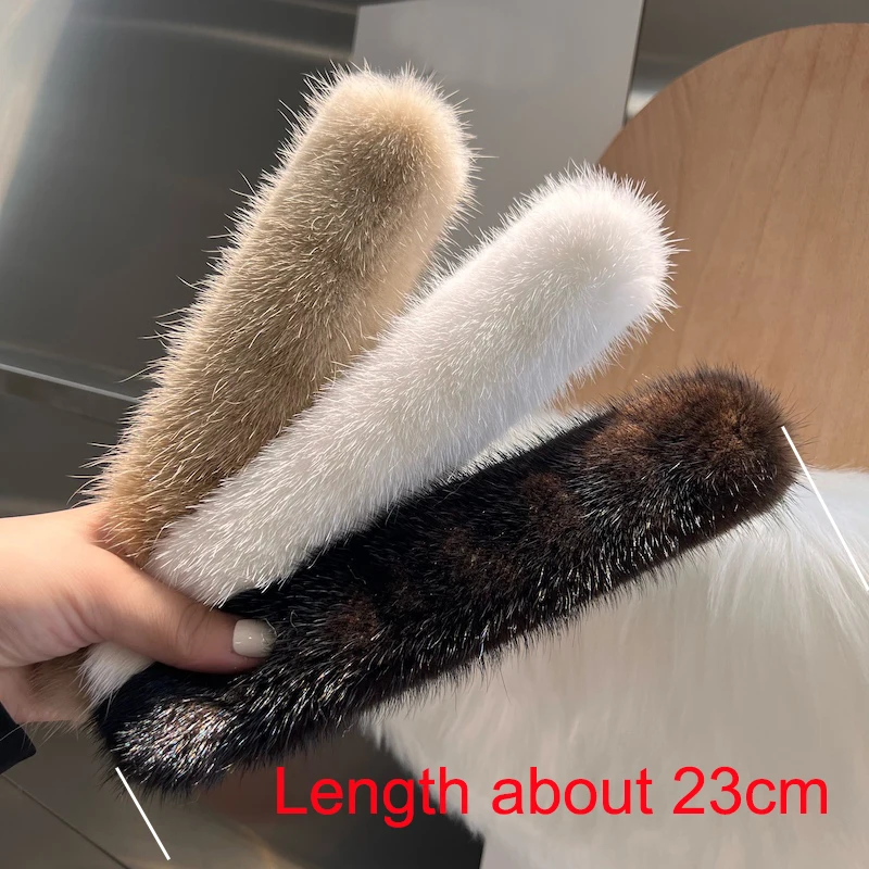 Real Mink Fur Cuffs Sex Hand Arm Warmers Natural Mink Fur Cuffs Wristbands Female Warm Rabbit Hair for Women Manga