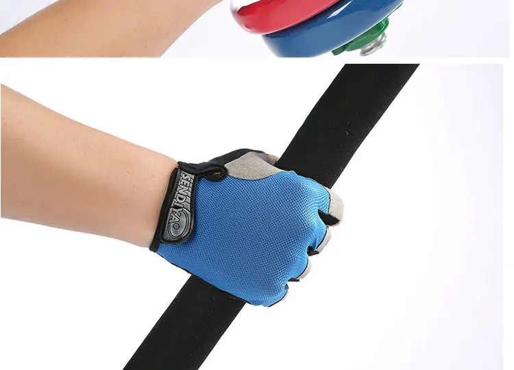 Gym Gloves Fitness Training Fingerless Women Men Bodybuilding Exercise Sports Gloves for Cycling Bicycle Anti Slip Breathable