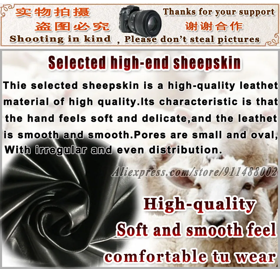AOTIANYANG Genuine Leather Gloves 100% Sheepskin Long Gloves Women's Winter Warm Fleece Lining Over Elbow Arm Sleeves Color New