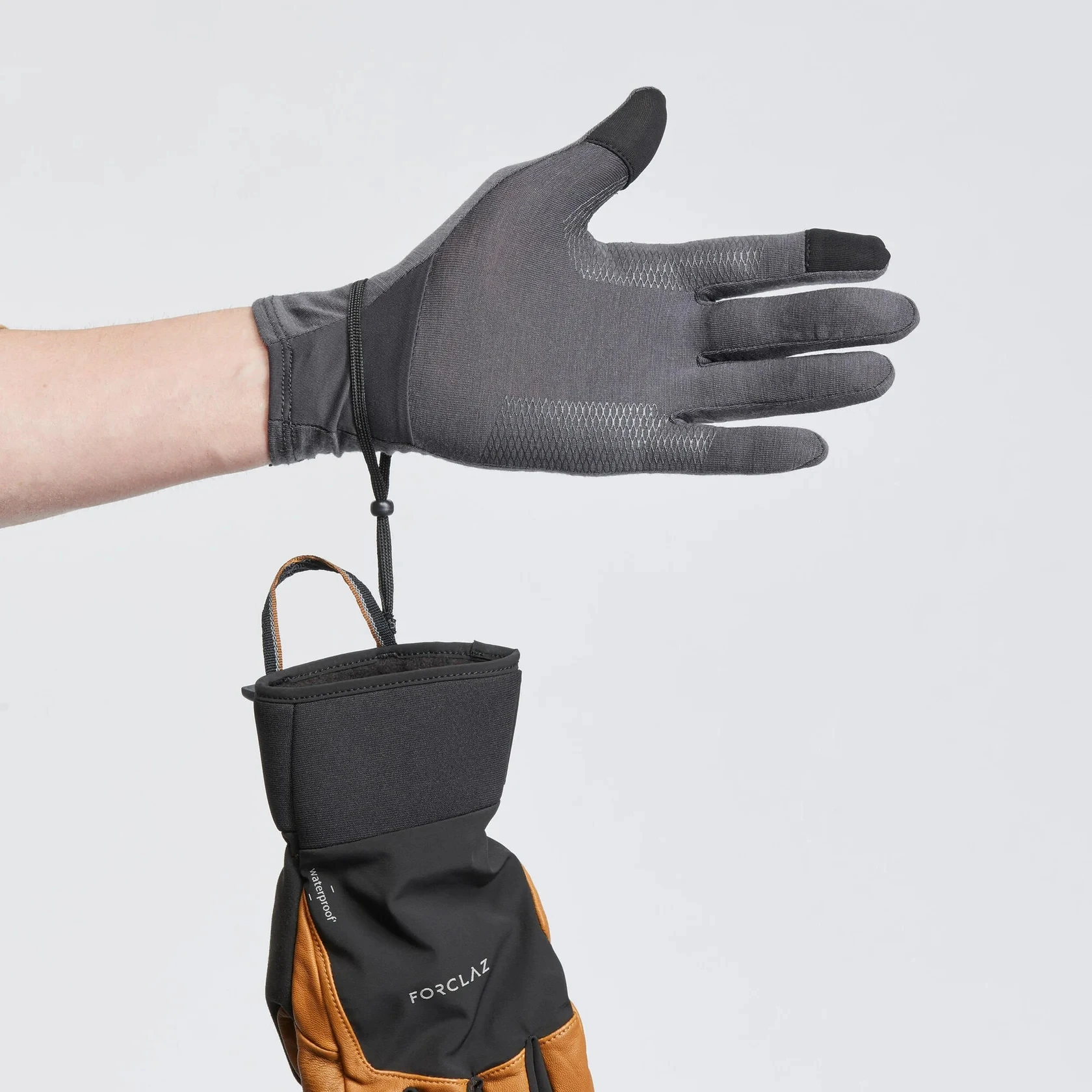 Men's Women's Merino Wool Gloves Outdoor Hiking Touchscreen-Compatible Warm Quick-Dry Climbing Cycling Gloves