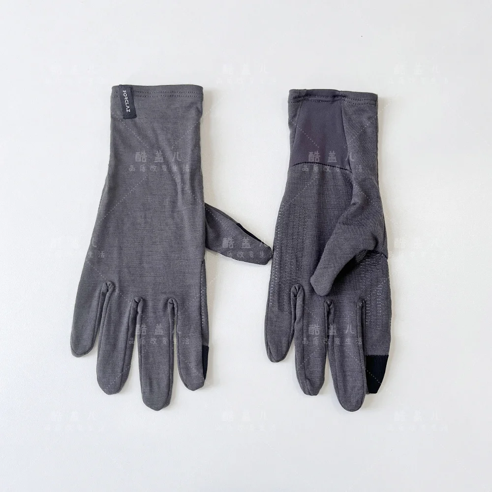 Men's Women's Merino Wool Gloves Outdoor Hiking Touchscreen-Compatible Warm Quick-Dry Climbing Cycling Gloves