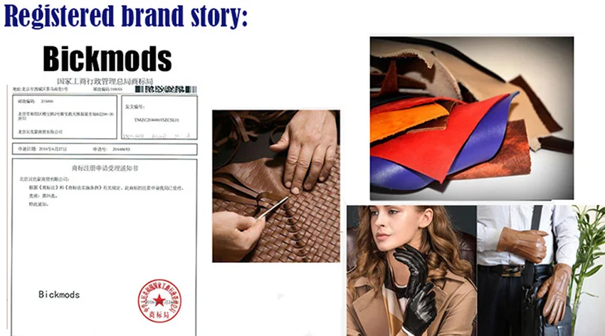 Women's Colored Leather Gloves Fashion Striped Style with Velvet Lining Warm Autumn Winter Sheepskin Finger Gloves
