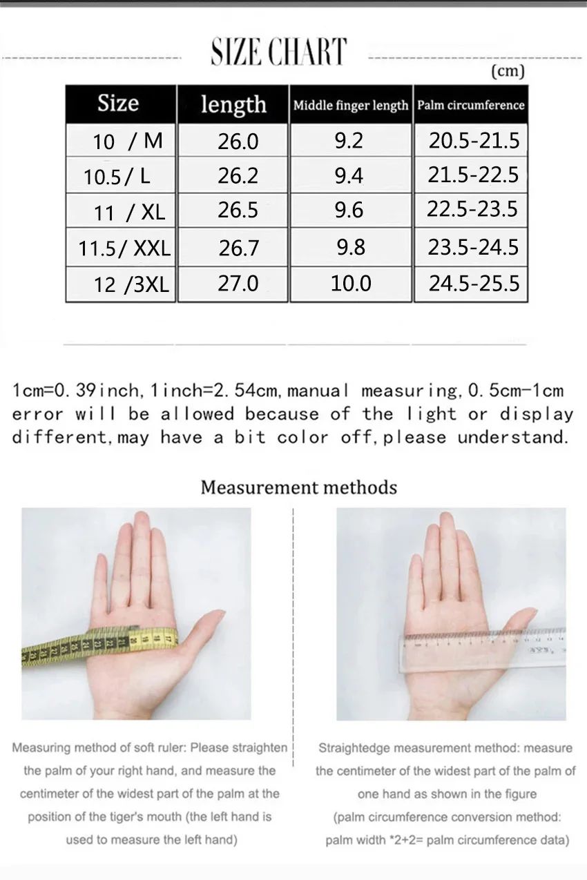Men's Winter Thick Warm Leather Gloves Enlarged Sheepskin Fur Lined Windproof Cold Resistant Outdoor Motorcycle Riding Gloves