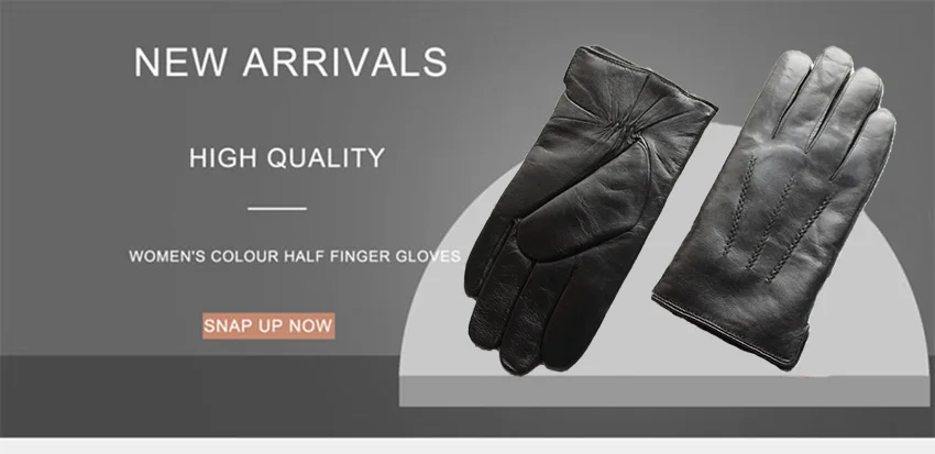 Men's Winter Thick Warm Leather Gloves Enlarged Sheepskin Fur Lined Windproof Cold Resistant Outdoor Motorcycle Riding Gloves