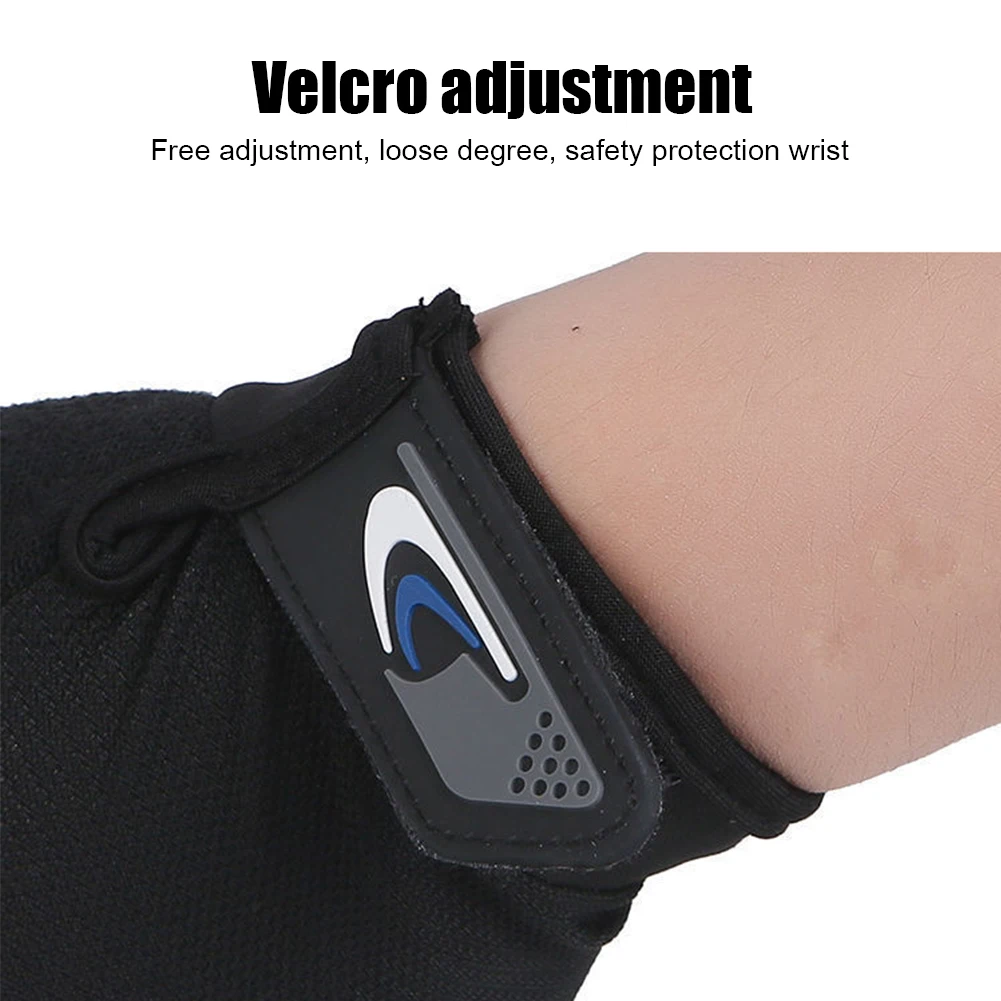 Summer Men Fishing Gloves Women Two Finger Cut Male Touchscreen Angling Anti-Slip Sun-Proof Breathable Cycling Fitness Gloves
