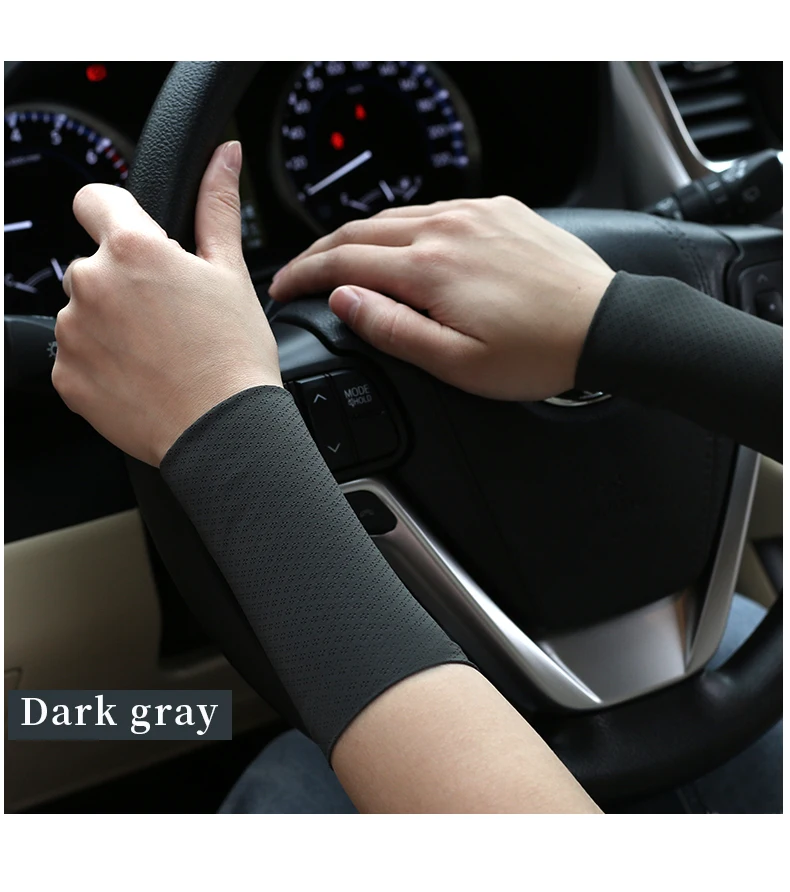 Ice Silk Sports Fitness Wrist Brace Men's Thin Wrist Guard Elastic Short Women's Scar Tattoo Cuff Fake Sleeve Play Basketball