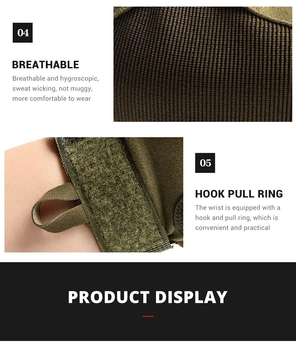 Outdoor Hunting Camping Protective GlovesTactical Fighting BoxingGloves Mountaineering Gloves Wilderness Survival Equipment