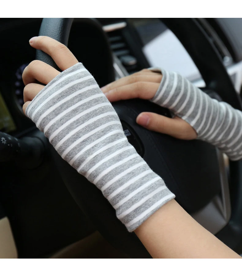 Summer Fingerless Sunscreen Gloves for Men and Women Thin Cover Scars Tattoo Sports Street Dancedriving Riding Fingerless