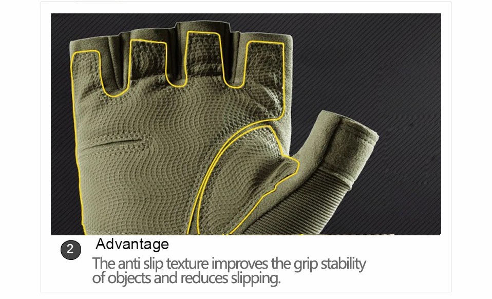 Men's WoMen's Summer Tactical Gloves Half Finger Reinforced Palm Durable Anti-Slip Protective Military Style for Hunting Cycling