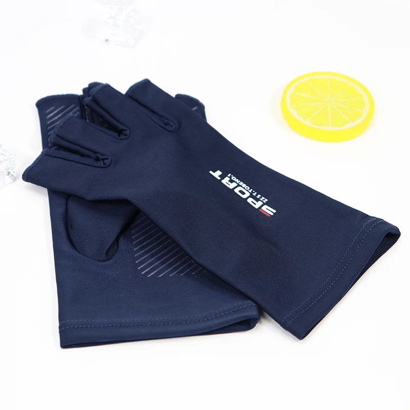 Summer Women Men Gloves Fitness Sports Fishing Cycling Ice Silk Breathable Elastic Sun Protection Touchscreen Driving Gloves