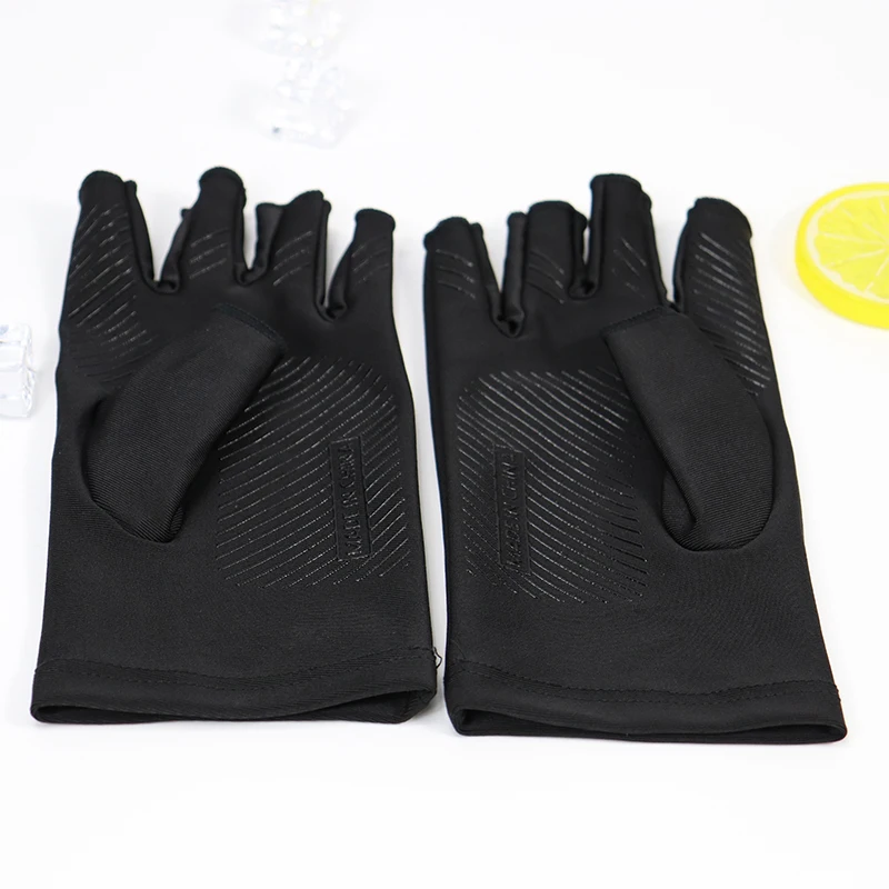 Summer Women Men Gloves Fitness Sports Fishing Cycling Ice Silk Breathable Elastic Sun Protection Touchscreen Driving Gloves