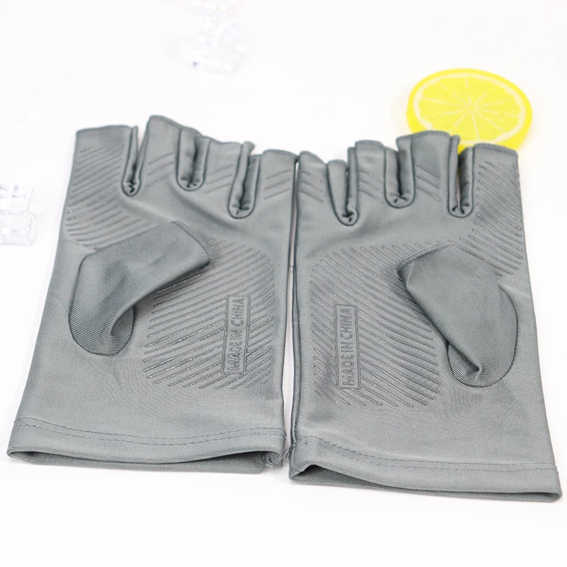 Summer Women Men Gloves Fitness Sports Fishing Cycling Ice Silk Breathable Elastic Sun Protection Touchscreen Driving Gloves