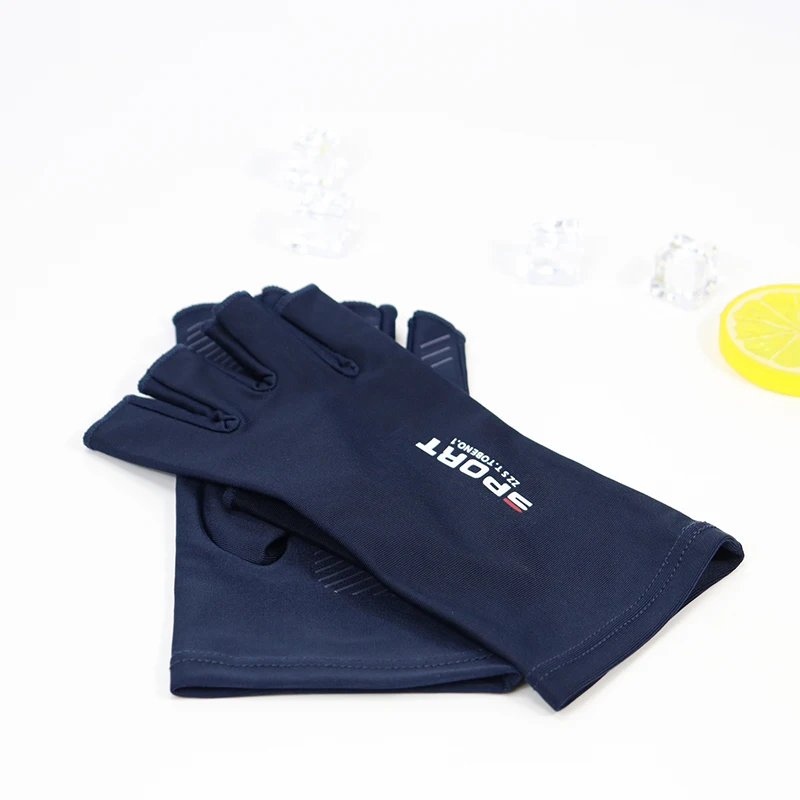 Summer Women Men Gloves Fitness Sports Fishing Cycling Ice Silk Breathable Elastic Sun Protection Touchscreen Driving Gloves