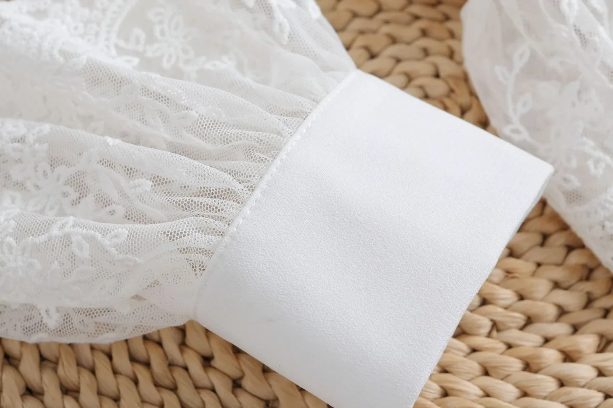 Lace Cuffs White Detachable Fake Sleeves Wedding Bridal Gowns Accessories Sweater Cuff Halloween Costume Cosplay Accessories