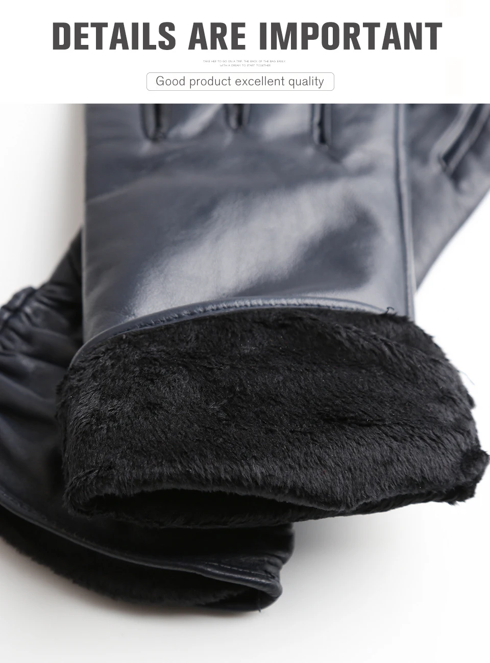 Winter Sheepskin Women's Gloves Warm Plus Velvet Short Thin Touch Screen Driving Female Color Leather Gloves New High End-2801T
