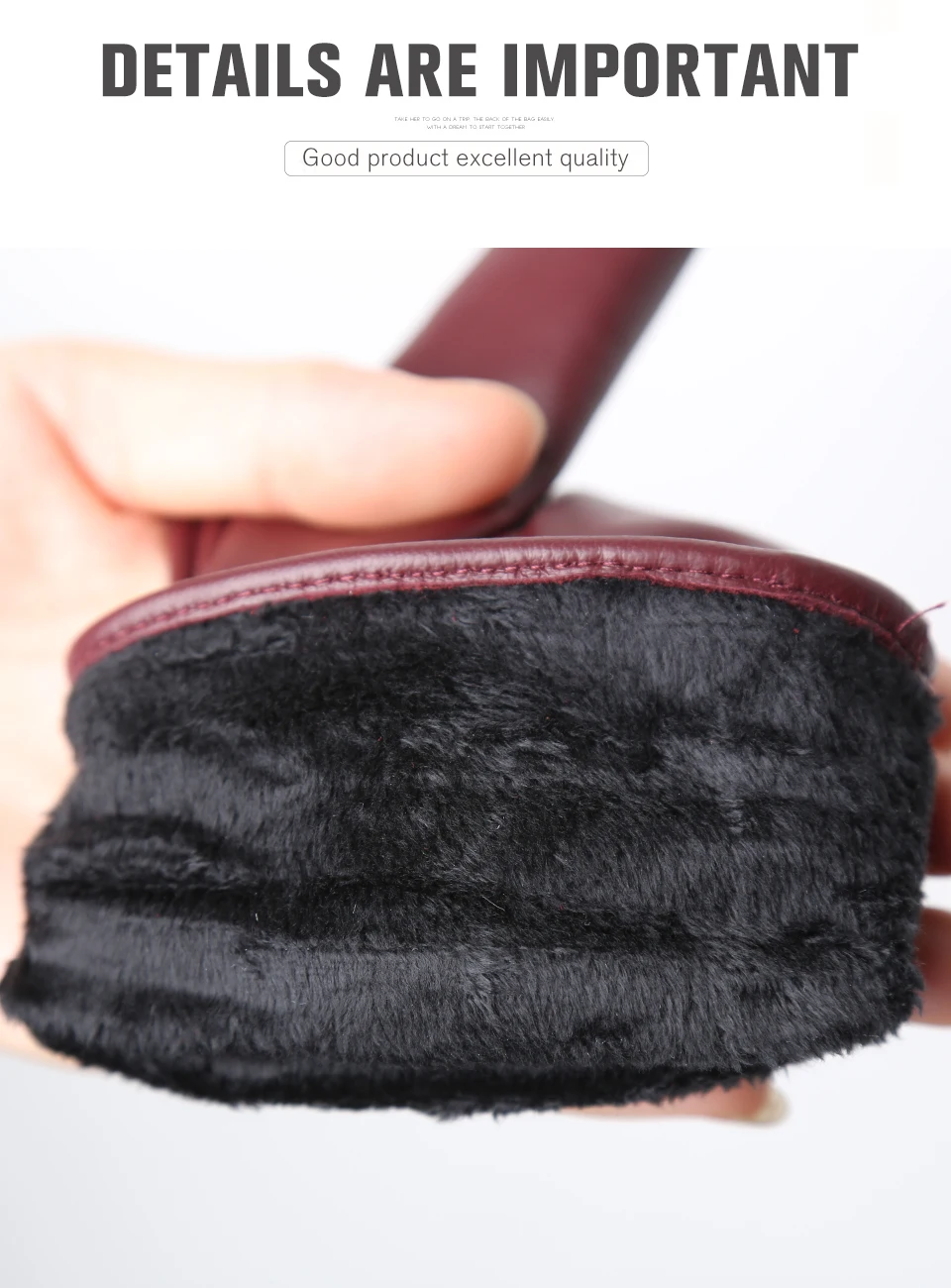 Winter Sheepskin Women's Gloves Warm Plus Velvet Short Thin Touch Screen Driving Female Color Leather Gloves New High End-2801T