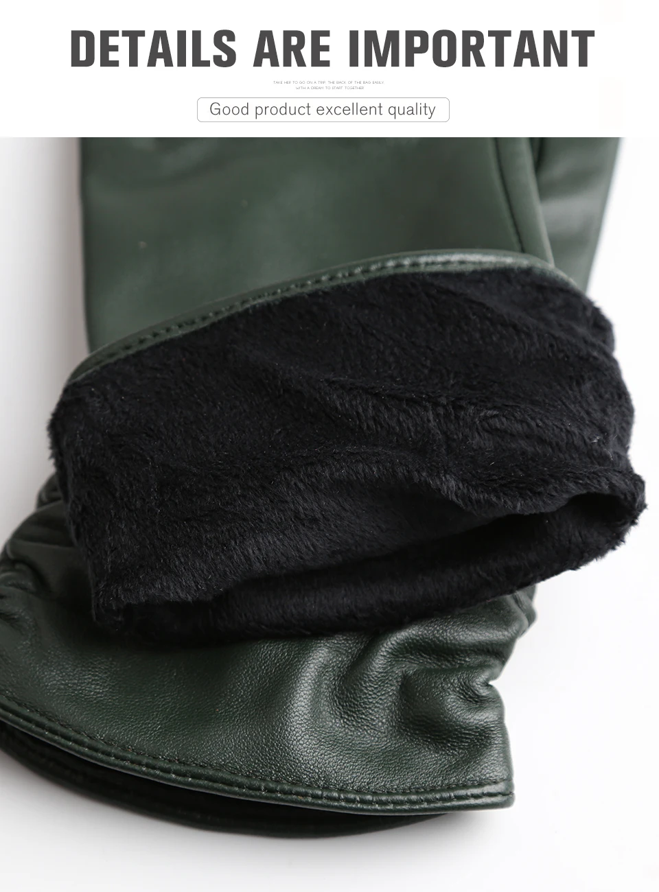Winter Sheepskin Women's Gloves Warm Plus Velvet Short Thin Touch Screen Driving Female Color Leather Gloves New High End-2801T