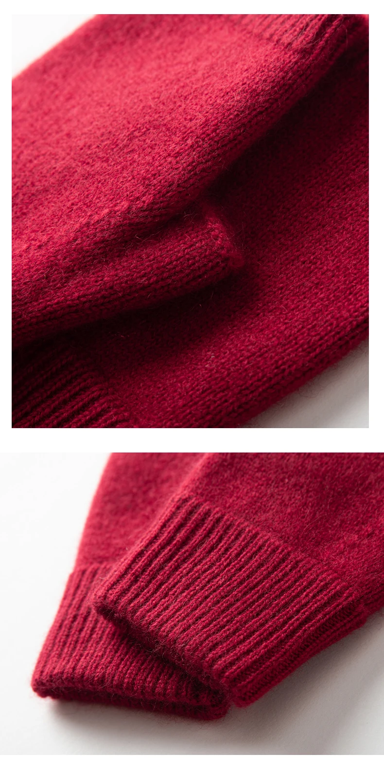 Winter Women 100% Cashmere Mitts 15cm Knitted Fingerless Gloves Y2k Thermal Gloves Semi Finger Lengthen Mittens Arm Warmers
