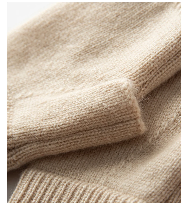 Winter Women 100% Cashmere Mitts 15cm Knitted Fingerless Gloves Y2k Thermal Gloves Semi Finger Lengthen Mittens Arm Warmers