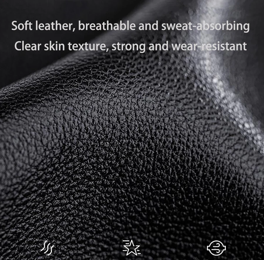 Car Driving Deerskin Leather Fingerless Gloves Men's Short Fashion Hollow Summer Sports Fitness Motorcycle Riding Half Finger