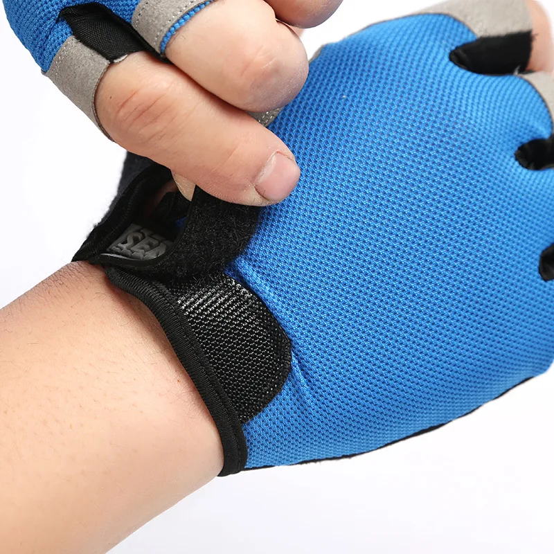 Women Cycling Bicycle Gloves Half Finger Gym Gloves Men Mitten Breathable Anti-slip Glove Fitness Sport Training Gloves
