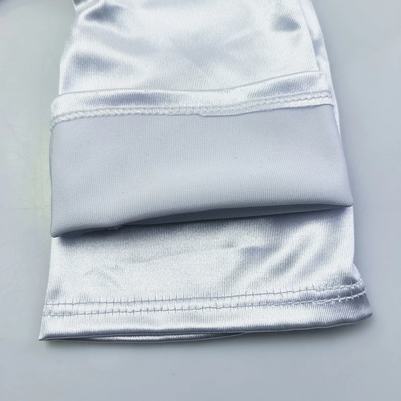Sexy Prom Party Dress Satin Gloves Elastic Mercerized Pearl Satin Black White Extra Long Women Dinner Clothing Accessories