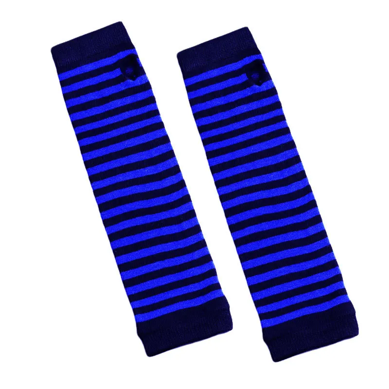 Men Women Winter Warm Arm Elbow Warmer Fingerless Dance Mitten Cuff Cosplay Darkly Ninja Knit Long Driving Sun Glove Sleeve L32