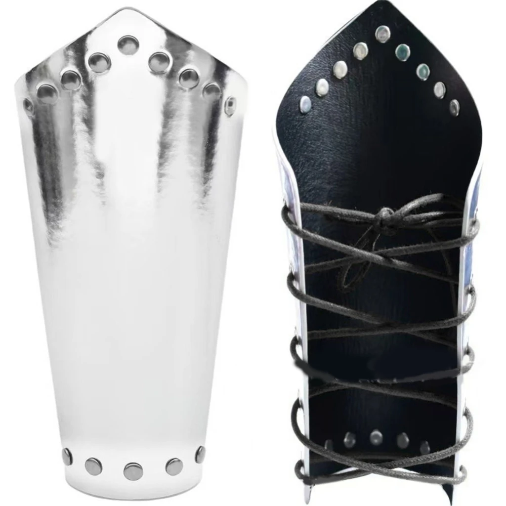 1pc/1pair Renaissant Arm Gauntlets Medieval Armor Bracers Adult Cosplay Party Arm Guards Stage Props Cuffs Costume Accessories