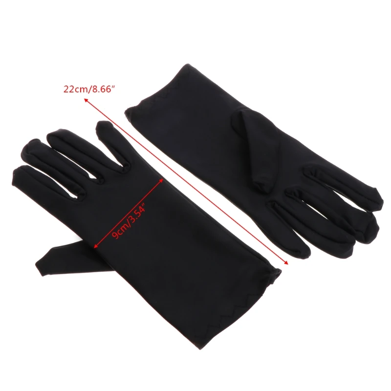 Practical Jewelry Gloves Wrist Length Gloves White Gloves Work Protection Coin Inspection Gloves for Fetching Jewels Dropship
