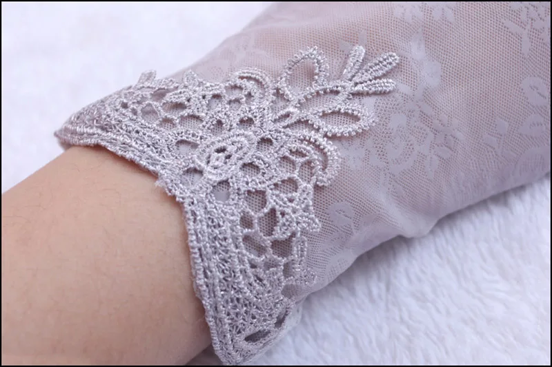 Sexy Summer Women UV Sunscreen Short Sun Female Gloves Fashion Ice Silk Lace Driving Of Thin Touch Screen Lady Gloves G02E