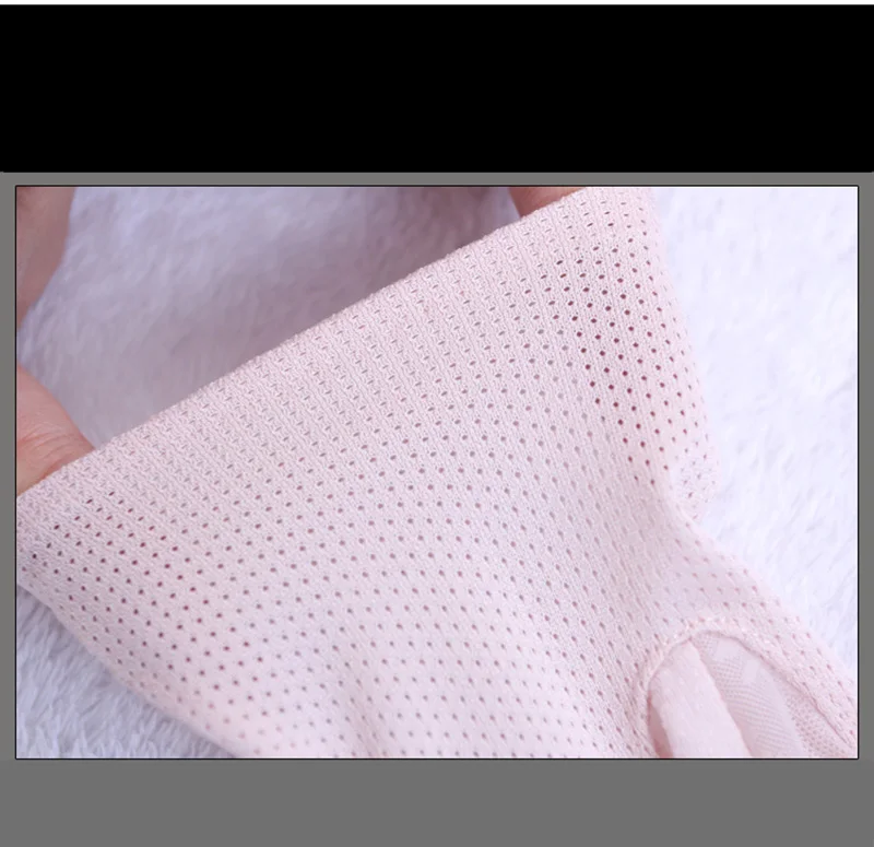 Sexy Summer Women UV Sunscreen Short Sun Female Gloves Fashion Ice Silk Lace Driving Of Thin Touch Screen Lady Gloves G02E