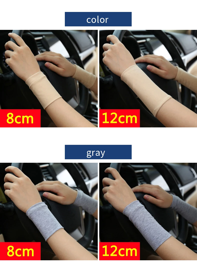 Decorate Wrist Guard Men's Summer Fashion Thin Trend Sports Fitness Wicking Sweat Female Yoga Sun Exercise Cover Scar Tattoo