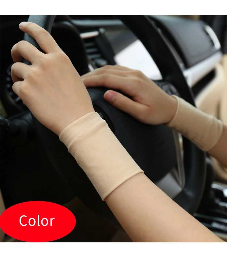 Decorate Wrist Guard Men's Summer Fashion Thin Trend Sports Fitness Wicking Sweat Female Yoga Sun Exercise Cover Scar Tattoo