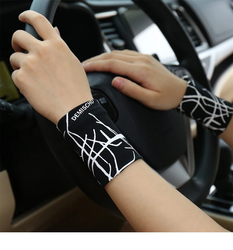 Decorate Wrist Guard Men's Summer Fashion Thin Trend Sports Fitness Wicking Sweat Female Yoga Sun Exercise Cover Scar Tattoo