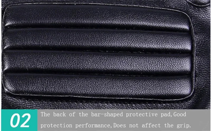 Men's Black PU Leather Gym Glove Sport Fitness Cycling Glove Half Finger Driving Glove Guantes Luvas G141