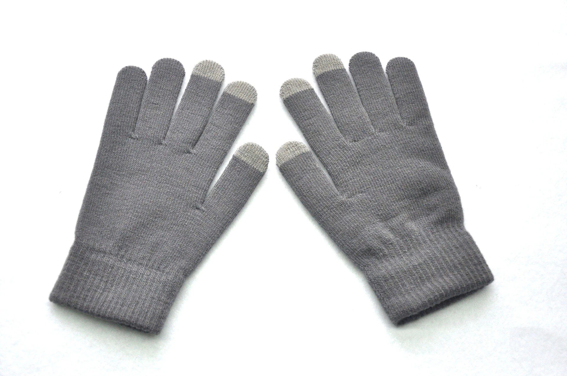 New Winter Thicken Warm Gloves For Men Women Students Knitted Three Finger Touch Screen Mittens Outdoor Cycling Skiing Gloves