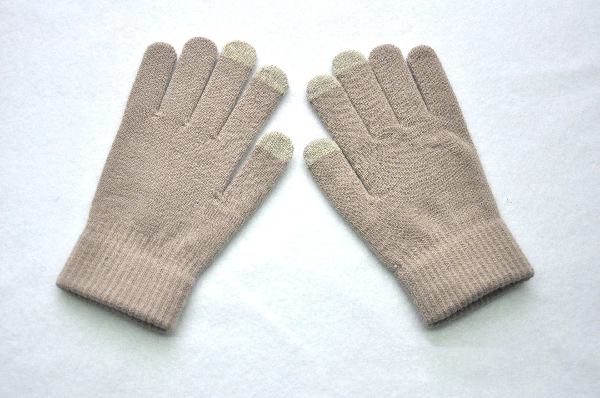 New Winter Thicken Warm Gloves For Men Women Students Knitted Three Finger Touch Screen Mittens Outdoor Cycling Skiing Gloves