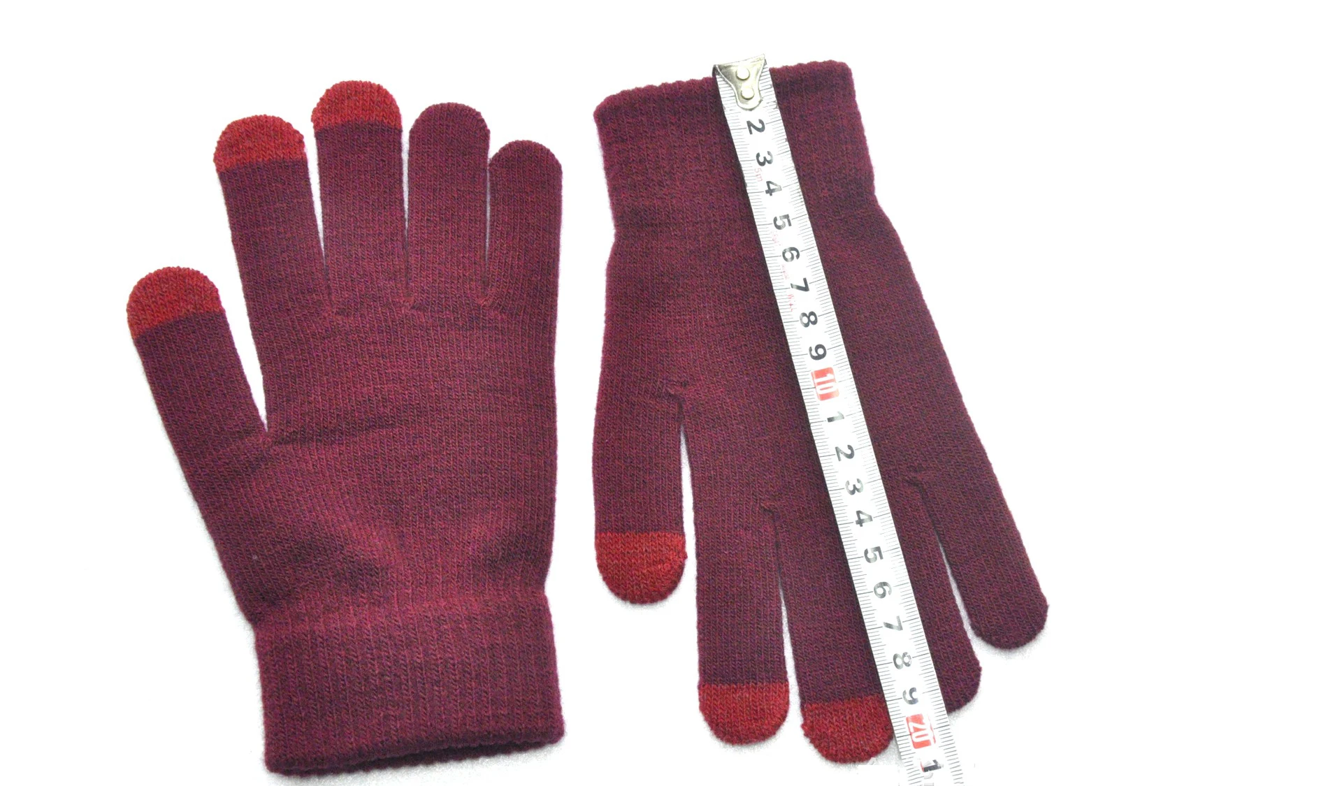New Winter Thicken Warm Gloves For Men Women Students Knitted Three Finger Touch Screen Mittens Outdoor Cycling Skiing Gloves