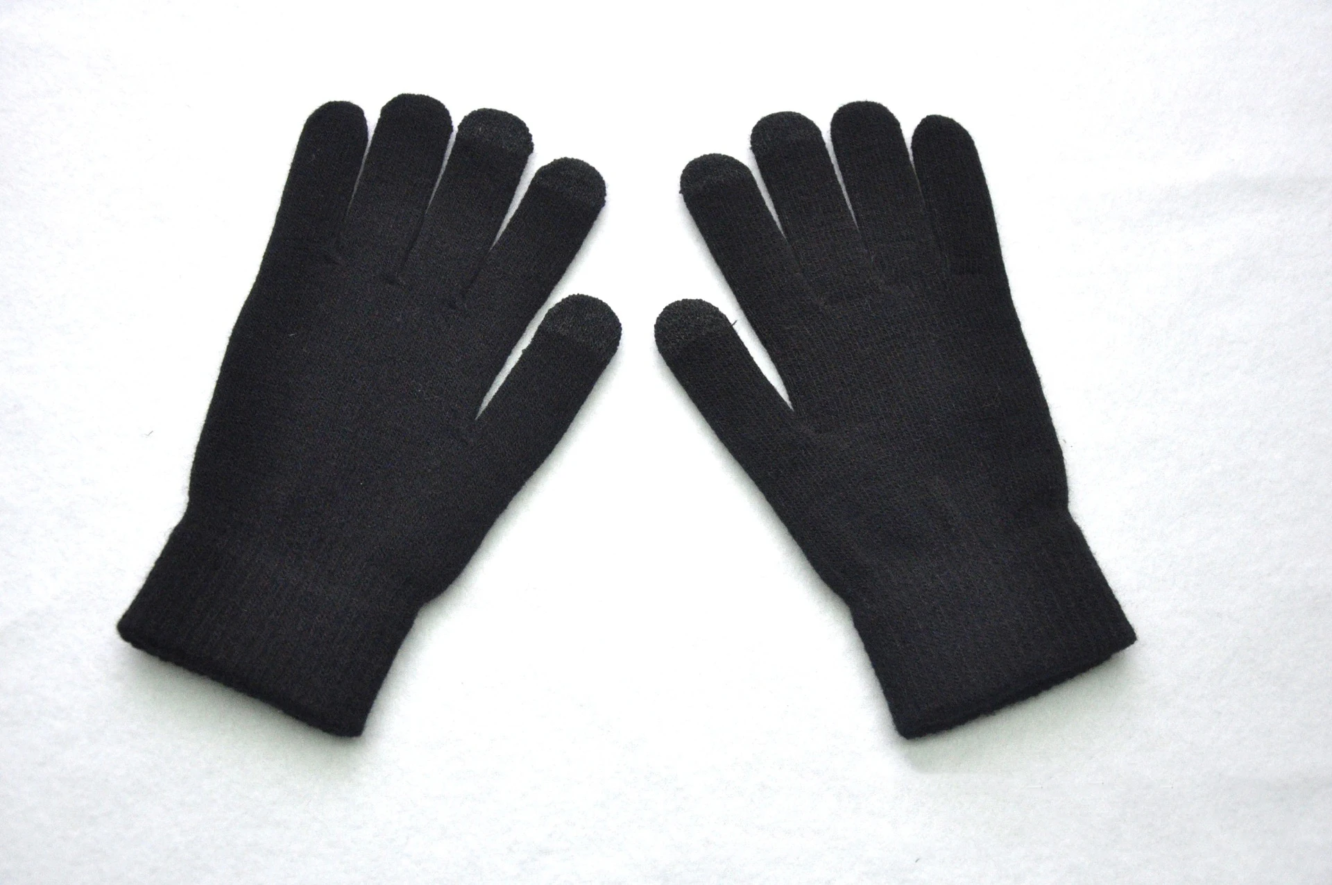 New Winter Thicken Warm Gloves For Men Women Students Knitted Three Finger Touch Screen Mittens Outdoor Cycling Skiing Gloves
