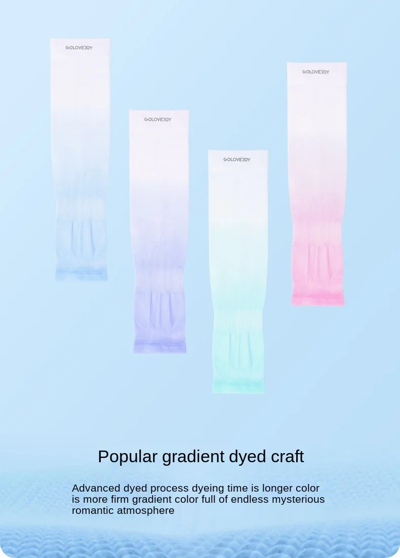 Summer Anti Eltraviolet Ice Sleeve Driving Sunscreen Gloves Women Ice Silk Sleeve Men Arm Sleeve