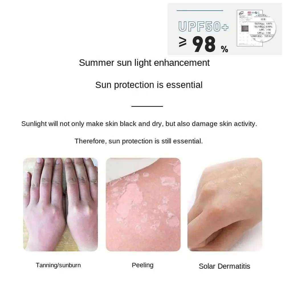 Sunscreen Gloves Nail Art Glove UV Protection Gloves Protecter For Nail Art Gel UV LED Lamp Tool