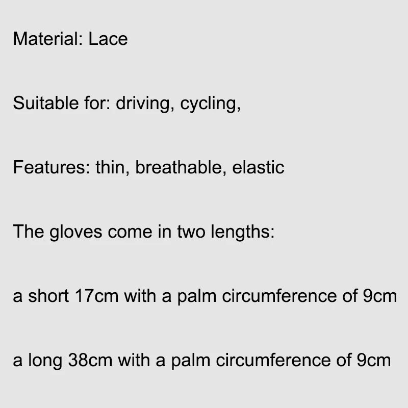 Elegant Female Fingerless Anti-UV Driving Mittens Summer Women Long Elasticity Sleeve Sunscreen Cycling Sexy Lace Sun Gloves K9