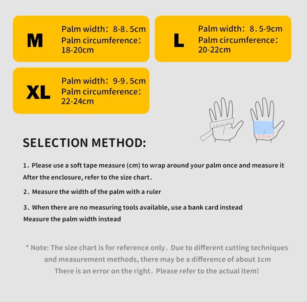 Riding Gloves Road Bikes Shock-Absorbing Anti Slip Wear-Resistant Touch Screen Sports Mountain Bike Gloves Halloween Gift Gloves