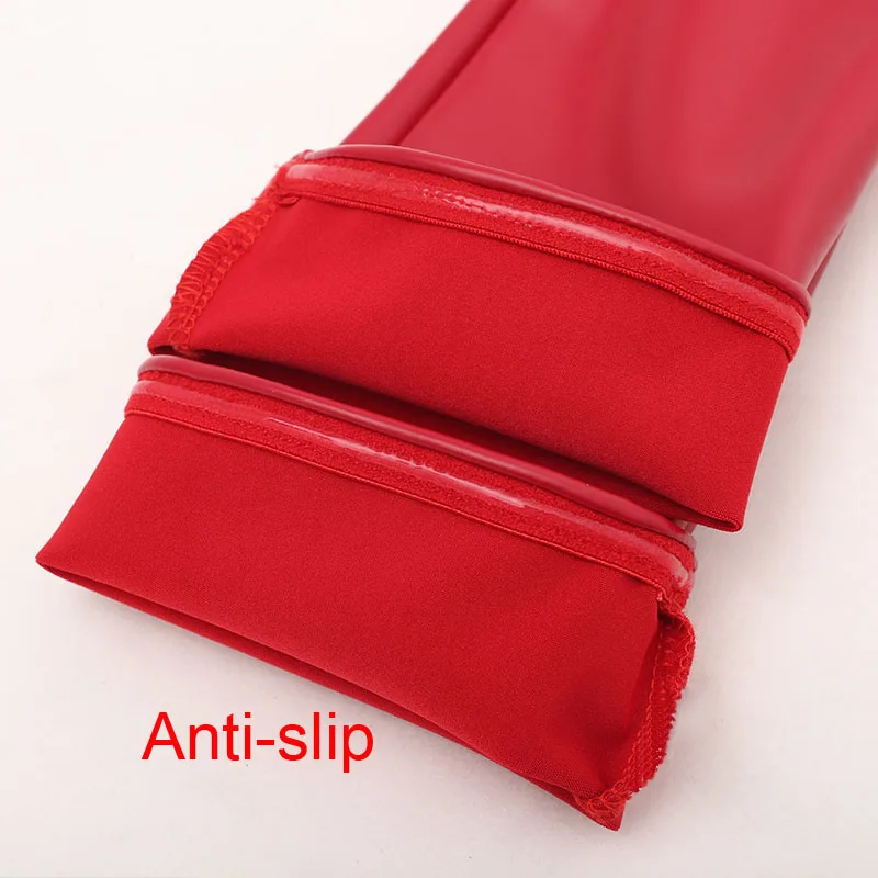 S-XXL Anti Slip Wet Look PVC Long Gloves Shiny PU Leather Guanlets Cosplay Performance Mitten Eldiven Mittens Handschuhe Gantlet
